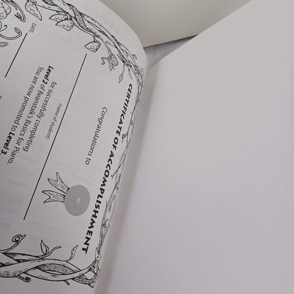 Beanstalk's Basics For Piano NEW Lesson Book Level 2 -Bravo Box Reward Stickers - Picture 8 of 9